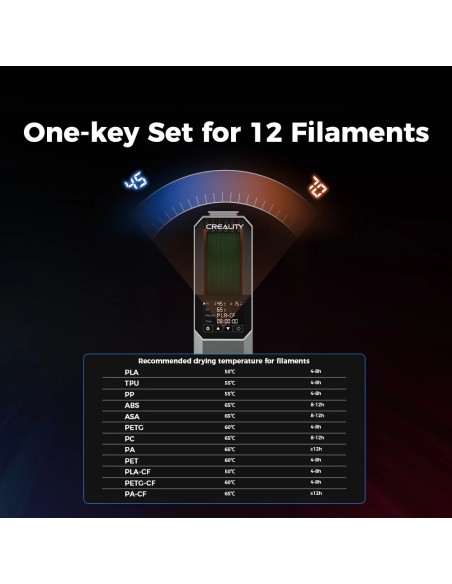 Creality Space Pi | Secador de filamento 3D (1 cámara)